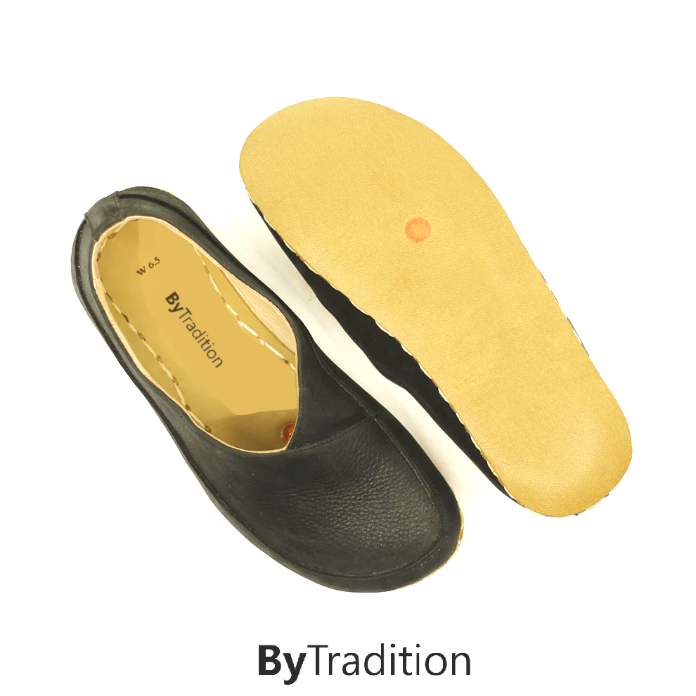 Loafer - Koperen klinknagel - Natuurlijke en maatwerk barefoot - Mat zwart
