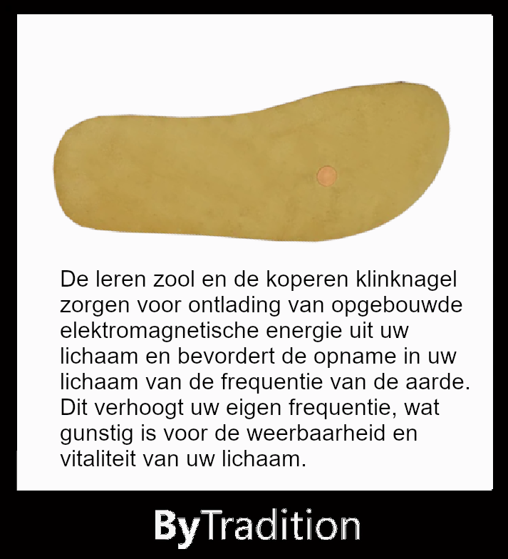 Loafer - Copper rivet - Natural and custom barefoot - Nut brown