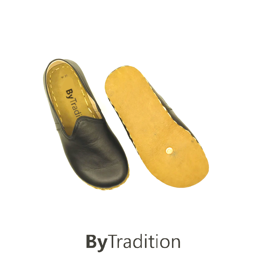 Loafer - Sporty - Copper rivet - Barefoot - Black - Man