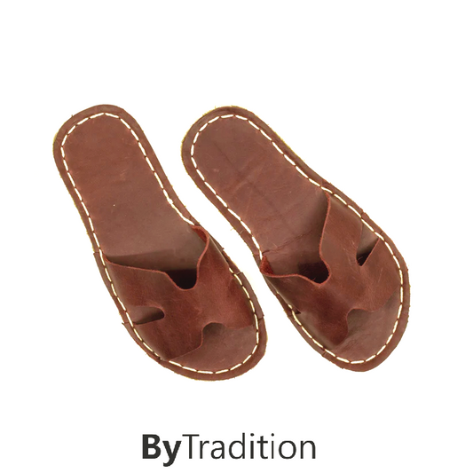 Slipper - Natural and custom barefoot - Burgundy