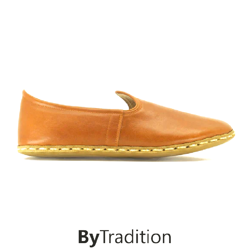 Loafer - Sporty - Copper rivet - Natural and custom barefoot - Light brown - Man